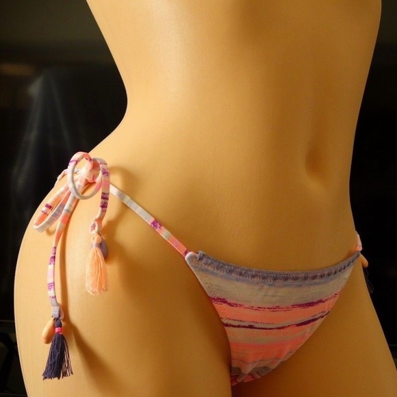 NWT VICTORIAS SECRET BEACH SEXY FOIL STRING BIKINI - Picture 6 of 7